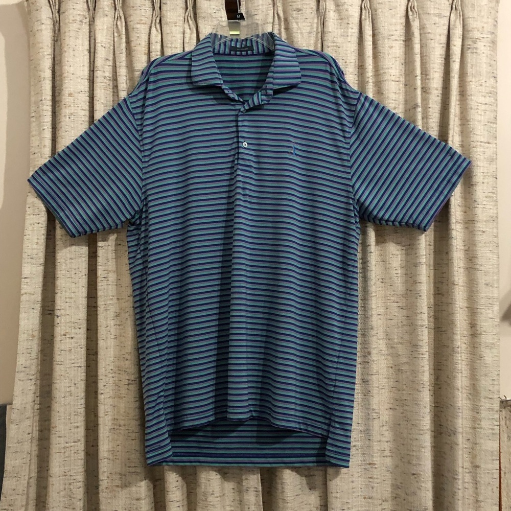 Turtleson Stripe Performance Polo